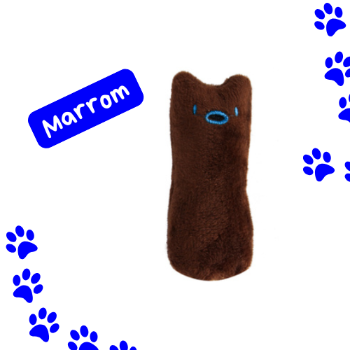 PELÚCIA CATNIP - DIVERSÃO, MORDIDAS E AMOR!