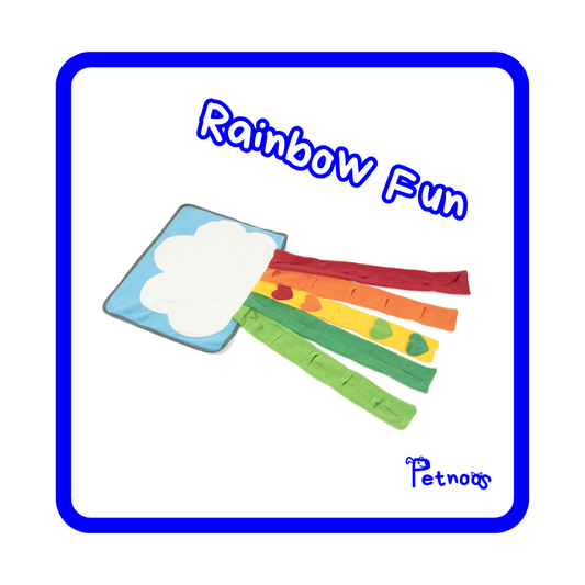 RAINBOW FUN - O TAPETE COLORIDO MAIS INTERATIVO PARA O SEU PET!