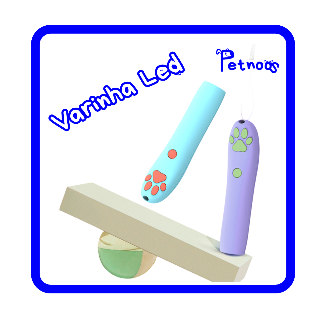 VARINHA LED — BRILHO E DIVERSÃO PARA O SEU GATO!