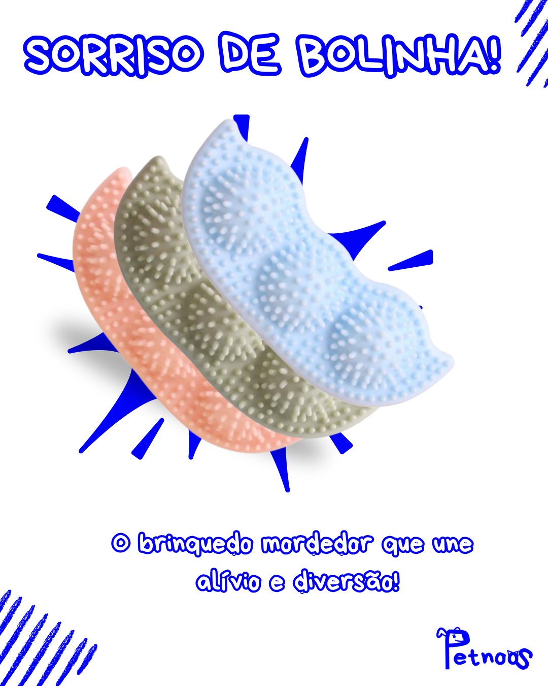 SORRISO DE BOLINHA - DENTES E SORRISOS FELIZES PARA O SEU PET!