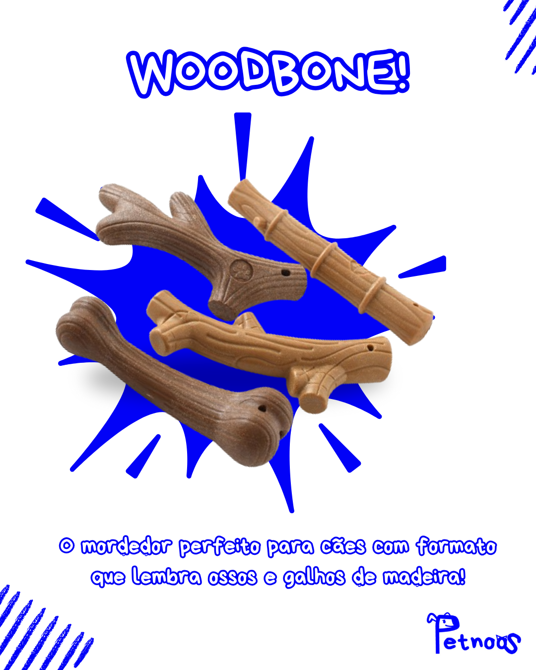 WOODBONE - A DIVERSÃO NATURAL DO SEU CÃO!