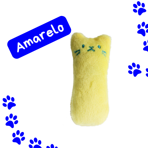 PELÚCIA CATNIP - DIVERSÃO, MORDIDAS E AMOR!