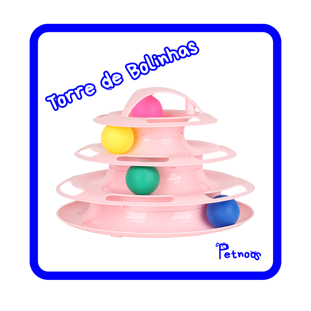 TORRE DE BOLINHAS - DIVERSÃO QUE GIRA SEM PARAR!